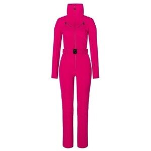 BOGNER WOMEN'S MALISHA SKI SUIT MAGENTA PINM SIZE 8 WATERPROOF PADDED BELTED